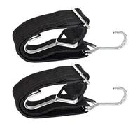 Lot de 2 Sangles de Fixation Extensibles avec Crochets, Sangles Élastiques de Tension Réglables, Élastique en Caoutchouc pour Vélo, Voiture Électrique, Moto, Tendeur de Bagage 3cm de Large