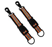 Lot de 2 sangles de gants de pompier | Porte-gants avec laisse de gant pivotant, mousqueton réfléchissant haute visibilité pour un accès rapide à tous les styles Find in Melo Tough (2 ensembles de