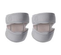 Lot de 2 sangles de genou réglables - Pour hommes et femmes - Gaine respiratoire légère avec double arthrite - Soulagement de la douleur - Ménisque - Gris