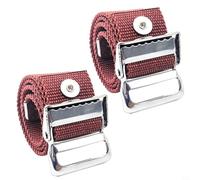 Lot de 2 sangles de jambe universelles pour échasses - Kit de sangles de fixation réglables en nylon pour cloison sèche - Sangles de cheville - Pièces de rechange