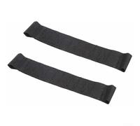 Lot de 2 sangles de limitation de porte en nylon robuste noir pour Jeep Wrangler CJ YJ TJ JK pour arrêter de larges balançoires, remplacement intérieur durable