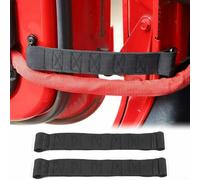 Lot de 2 sangles de limitation de porte robustes pour Jeep Wrangler CJ YJ TJ JK JKU Matériau en nylon fiable pour limiter le mouvement de la porte