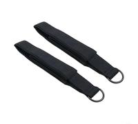 Lot de 2 sangles de pied à double boucle pour pilates fabriquées en matériau doux pour une utilisation confortable pendant l'entraînement
