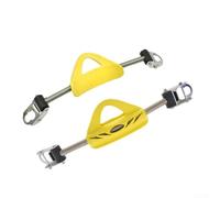 Lot de 2 sangles de plongée professionnelles douces et résistantes pour les activités nautiques et les aventures en plein air (jaune, S)