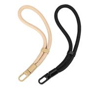 Lot de 2 sangles de poignet pour téléphone, sangles de poignet réglables anti-chute, universelles pour téléphone portable, cordons de brassage multifonctionnels avec languette d'attache (kaki et noir)