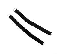 Lot de 2 sangles de rechange pour pied de machine à ramer, sangles de pédale réglables en nylon pour vélo elliptique, vélo d'appartement, kit de réparation de sangle de jambe de vélo
