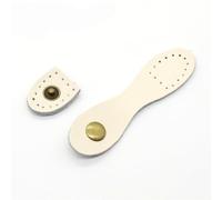 Lot de 2 sangles de sac en cuir avec boutons-pression, boucle en cuir, boutons magnétiques, accessoires de portefeuille, boutons pression pour bricolage, portefeuille, pochettes, sacs, couture,