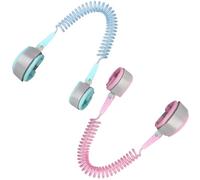 Lot de 2 sangles de sécurité anti-perte, confortables et respirantes, 2 m, pour bébé, pour la marche, la main, la marche, la corde