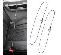 Lot de 2 sangles de serrure de porte antivol pour camping-car, caravane, voiture, camion