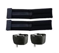 Lot de 2 sangles d'échasses en nylon rembourrées réglables pour cloison sèche - Noir - Facile à porter