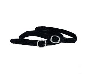 Lot de 2 sangles d'équitation avec boucle en métal, tissu polyester pour un ajustement sûr sur la plupart des bottes d'équitation, compatibles avec différents styles d'éperons