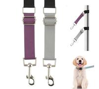 Lot de 2 sangles d'extension pour toilettage des animaux de compagnie, corde de retenue en nylon avec anneau, accessoire de coupe pour salon, clinique et maison, intérieur et extérieur, pour chiens et
