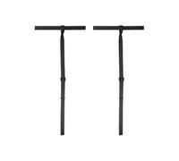 Lot de 2 sangles d'haltères en nylon haute résistance avec boucles en métal à suspendre pour haltères/haltères - Accessoire de gym réglable