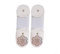 Lot de 2 sangles élastiques en dentelle pour patins artistiques, conçues pour éviter le desserrage de la dentelle et soutenir les chevilles, adaptées pour l'entraînement de patinage sur glace et les