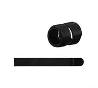 Lot de 2 Sangles Élastiques pour Moulinet de Pêche - pour accessoire Nylon Flexible pour Fixer Ligne et Bobine - Idéal Carpe et Truite pour en Eau Douce Mer - Taille 1.5x15cm(3.0 * 25cm black)