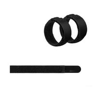Lot de 2 Sangles Élastiques pour Moulinet de Pêche - pour accessoire Nylon Flexible pour Fixer Ligne et Bobine - Idéal Carpe et Truite pour en Eau Douce Mer - Taille 1.5x15cm(1.5 * 15cm black)