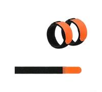 Lot de 2 Sangles Élastiques pour Moulinet de Pêche - pour accessoire Nylon Flexible pour Fixer Ligne et Bobine - Idéal Carpe et Truite pour en Eau Douce Mer - Taille 1.5x15cm(1.5 * 15cm orange)