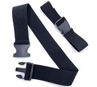 Lot de 2 sangles élastiques réglables de 40 cm, ceinture en nylon de 3 cm de large avec boucle multifonction pour bagages