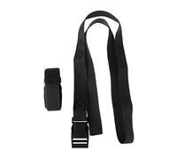 Lot de 2 sangles réglables pour sac de golf avec boucle à dégagement rapide, 2,5 cm x 99,1 cm, clips de fixation en nylon pour la sécurité du chariot de golf, noir