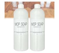 Lot de 2 savons à franges très parfumés, savon pour balai à franges R&W, vagues brésiliennes, nettoyage efficace au parfum frais et nettoyant doux pour sols