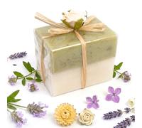Lot de 2 savons au lait de bre arré 100 g Classic & Verveine, au lait de bre vec lanoline et huiles végétales - Savon naturel emballé à la main, sans charges ni silicones - Fabriqué en