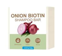 Lot de 2 savons naturels raffermissants à l'oignon pour la santé des cheveux et du cuir chevelu et plus de volume, savon de soin solide pour le lavage quotidien des cheveux en cas de cuir chevelu