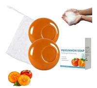 Lot de 2 savons solides naturels - Désodorisant et hydratant - Nettoyage doux pour le visage, le corps et les parties intimes - Contrôle des odeurs corporelles - Avec filet en mousse