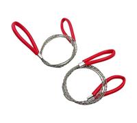 Lot de 2 scies à main en fil d'acier - Outil manuel multifonction pour le travail du bois, le métal et la coupe - Pour l'amélioration de la maison et les applications extérieures