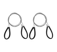 Lot de 2 scies à main en fil d'acier pour le travail du bois, ergonomique, portable, jardinage, applications de construction, outil de coupe en acier