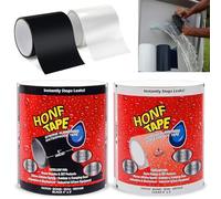 Lot de 2 Scotch Etanche Eau, Colmateur de Fuite Piscine, Ruban Adhésif Réparation Piscine, Ruban de Réparation pour Piscine, Tente, Bâche, Joint étanche pour les Fuites de Tuyaux (A)