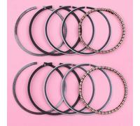 Lot de 2 Segments de Piston de 39 mm for Moteur de Tondeuse à Gazon GX31, GX35, GX35NT, HHT31S, HHT35S, pièce de Rechange