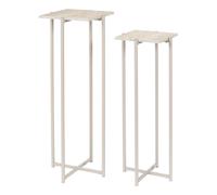 Lot de 2 Sellettes Gigognes "Terra Nova" 80cm Beige