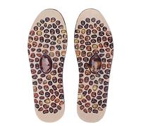 Lot de 2 semelles d'acupression pour les pieds - Semelles intérieures de massage flexibles et confortables - Pour hommes et femmes - Taille S
