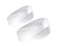 Lot de 2 semelles intérieures invisibles en silicone pour augmenter la hauteur - Inserts de levage du talon - Protection des pieds - Élastique - 3 cm (homme 3 cm)