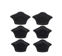 Lot de 2 semelles intérieures pour chaussures de sport - Taille réglable - Protection du talon - Autocollant arrière (noir, 5 mm, 3 paires)