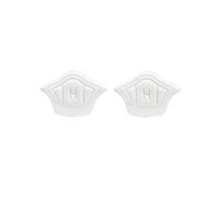 Lot de 2 semelles intérieures pour chaussures de sport - Taille réglable - Protection du talon - Autocollant arrière (blanc, 5 mm, 1 paire)
