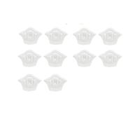 Lot de 2 semelles intérieures pour chaussures de sport - Taille réglable - Protection du talon - Autocollant arrière (blanc, 5 mm)