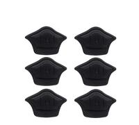 Lot de 2 semelles intérieures pour chaussures de sport - Taille réglable - Protection du talon - Autocollant arrière (noir, 10 mm, 3 paires)