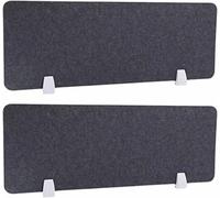 Lot de 2 séparateurs de bureau insonorisants - Séparations indépendantes pour l'intimité du bureau, panneaux de bureau antibruit, absorbant les distractions visuelles (taille : 30 x 120 cm, couleur