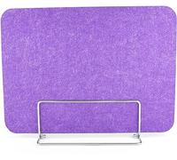 Lot de 2 séparateurs de bureau, panneau de protection contre les éternuements, bouclier de poste de travail réduisant le bruit, cloison de bureau de 30 x 90 cm pour une meilleure concentration et un