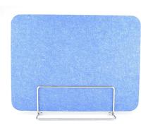 Lot de 2 séparateurs de bureau - Panneaux de protection contre les éternuements pour espaces de travail, réduction du bruit et contrôle de la distraction visuelle, bleu, 30 x 90 cm, parfaits pour les