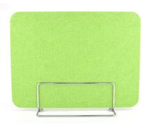 Lot de 2 séparateurs de bureau - Réduction du bruit - Panneaux d'intimité montés pour espaces de travail - Vert - 30 x 80 cm - Améliore la concentration et réduit les distractions