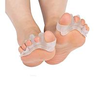 Lot de 2 séparateurs d'orteils correcteurs en silicone pour soulager les douleurs et raffermir les orteils