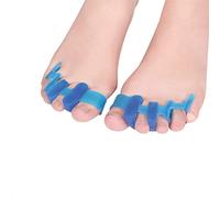 Lot de 2 séparateurs d'orteils en gel pour orteils en marteau, redresseur d'orteil - Correcteur d'oignon d'orteil - Outil de soin des pieds