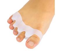 Lot de 2 séparateurs d'orteils en silicone souple et confortable de qualité médicale