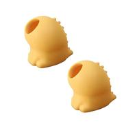 Lot de 2 séparateurs d'œufs en silicone pour les amateurs de pâtisserie - Séparateur de jaune d'œuf - Séparateur d'œufs - Séparateur en silicone