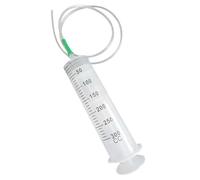 Lot de 2 seringues à huile de 300 ml en plastique avec tube multifonction pour aspiration des liquides, mesure des nutriments, remplissage, alimentation des animaux