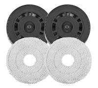 Lot de 2 serpillères avec support de rechange L20 Ultra Accessoires pour aspirateur L10s Pro Ultra Heat / X40 Ultra / X40 Master / L40 Ultra, robot aspirateur