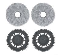 Lot de 2 serpillères de rechange pour aspirateur Mova P50 Pro Ultra, P10 Pro Ultra, P50 Ultra, E40 Ultra, Kit d'accessoires réutilisables
