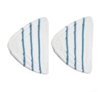 Lot de 2 serpillères en microfibre compatibles avec nettoyeur vapeur CLEANmaxx, 28,5 x 19,5 cm, réutilisables, lavables, accessoires de nettoyage de sol pour cuisines, salles de bains et espaces de